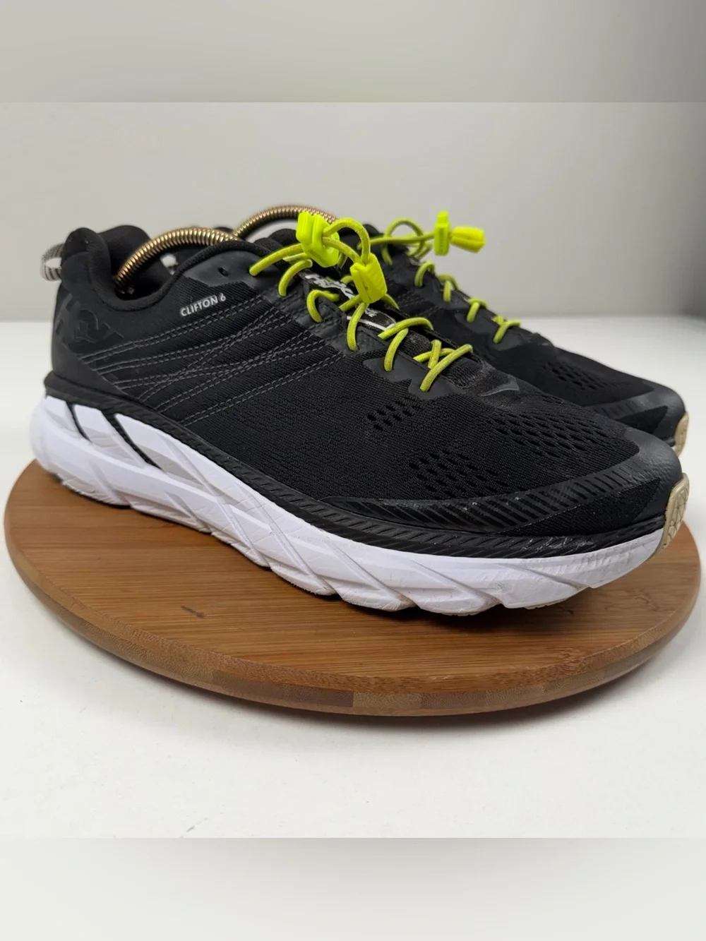 Hoka One One Clifton 6 Black Running Shoes